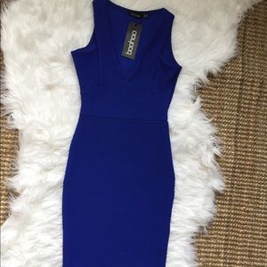 Blue dress bodycon xs